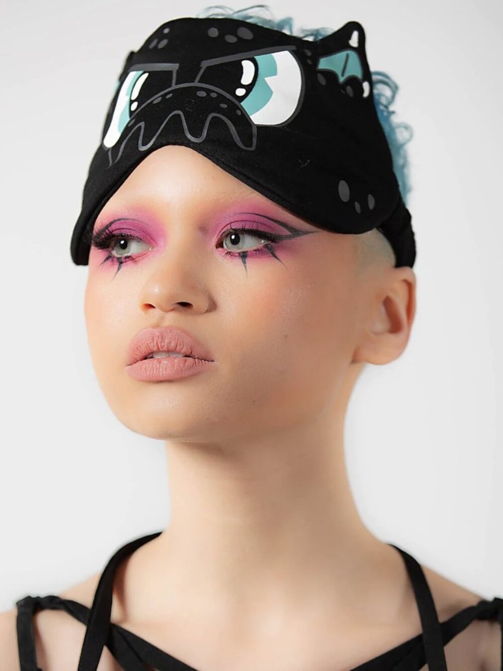 Killstar ✦ Cthulhu Sleep Mask ✦ Soft Cotton Statement Print Elastic Band OS NWT